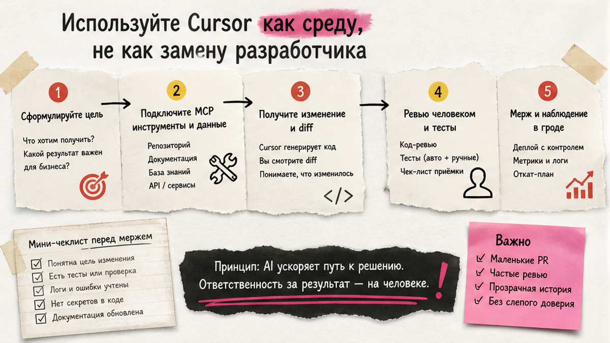 Минимальный контур вайбкодинга с MCP